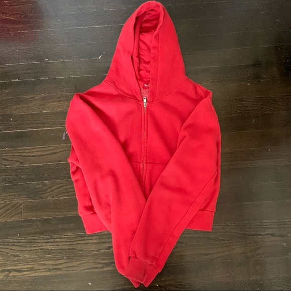 Brandy Melville Cropped Hoodie - Picture 2 of 2